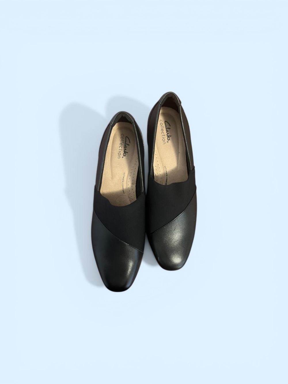 Women’s Black Slip-On Comfort Loafers - Picture 2 of 2